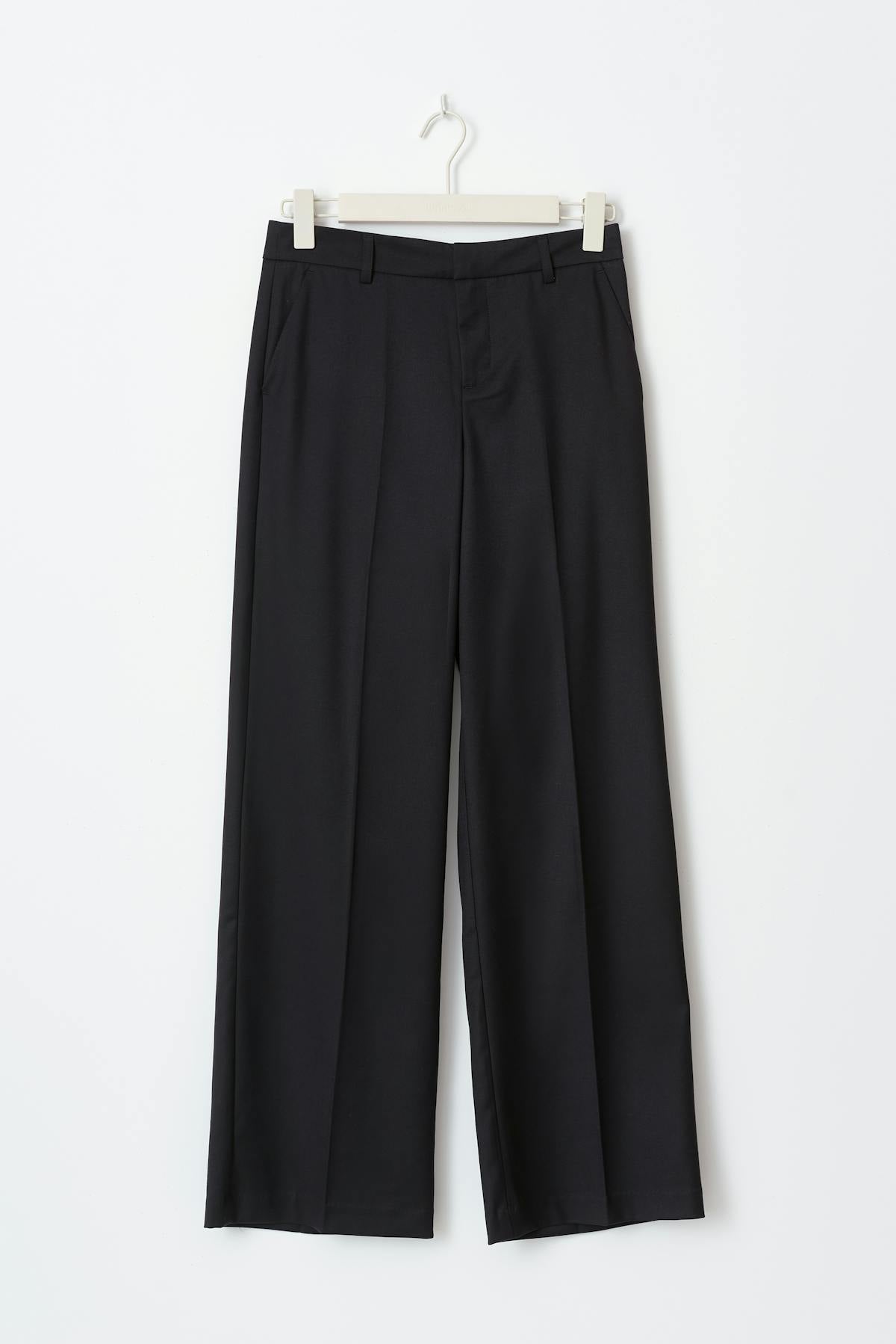 Wide leg suit trousers - Noir