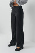 Wide leg suit trousers - Birch