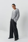 Wide leg suit trousers - Birch