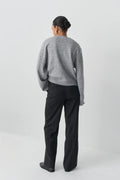 Wide leg suit trousers - Birch