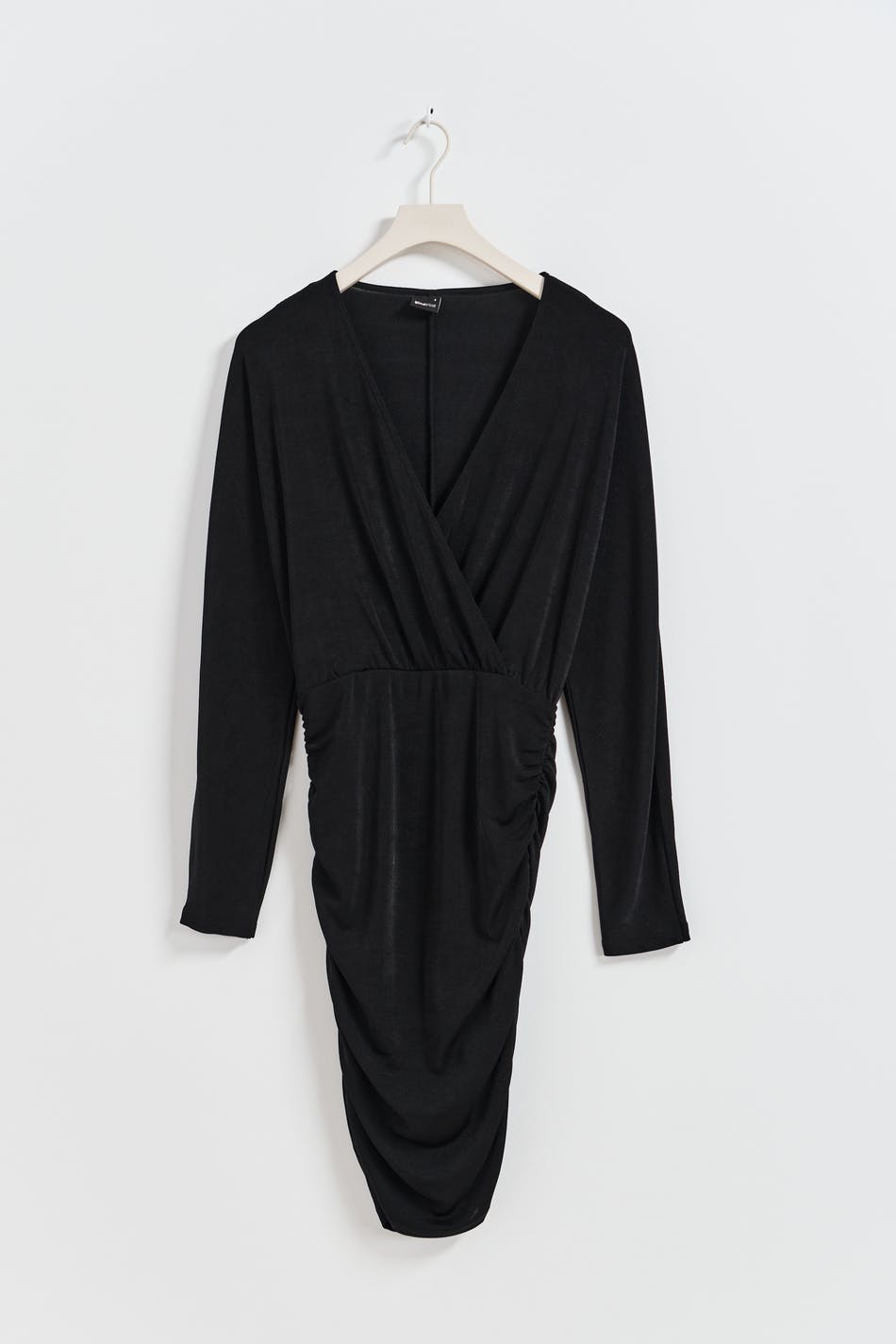 Buzzy ruched dress - Noir