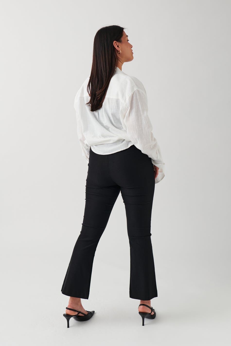 Kick flare trousers - Noir