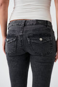 yk low bootcut jeans - Gris
