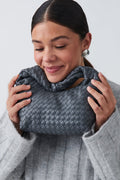 Braided handbag - Kaki