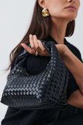 Braided handbag - Smoke grey