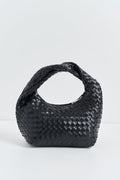 Braided handbag - Marron