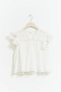 short sleeve top - Blanc