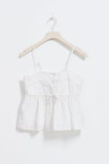 Y anglaise cute top - Blanc