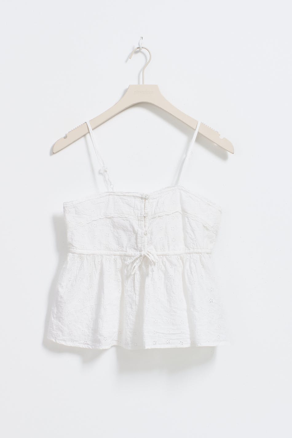 Y anglaise cute top - Blanc