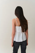 Y anglaise cute top - Blanc