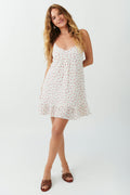 Frill mini dress - Flower aop