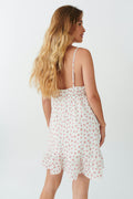 Frill mini dress - Flower aop