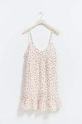 Frill mini dress - Flower aop