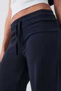Slim low waist sweatpants - Lt grey melange