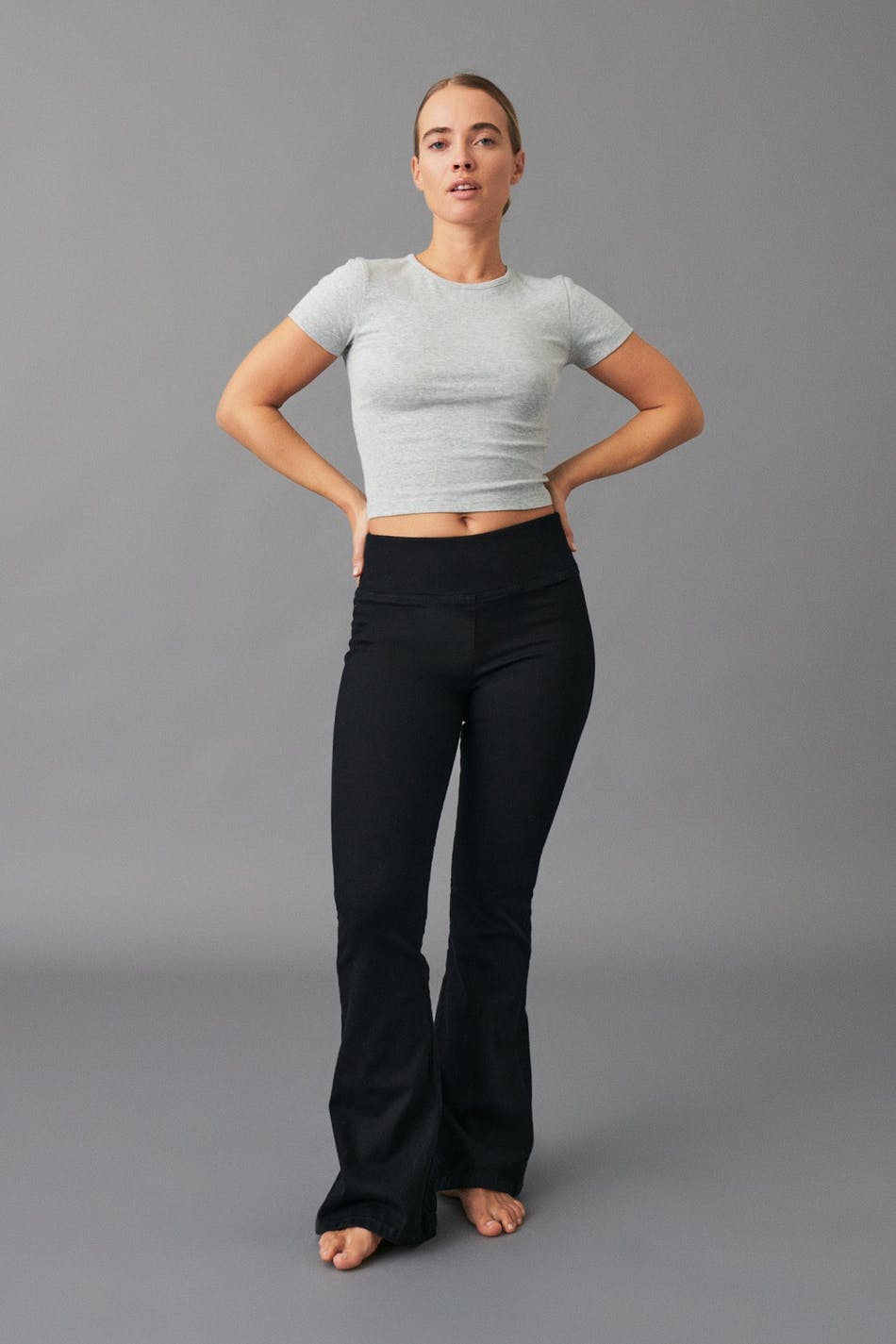 Soft flare jeans - Noir