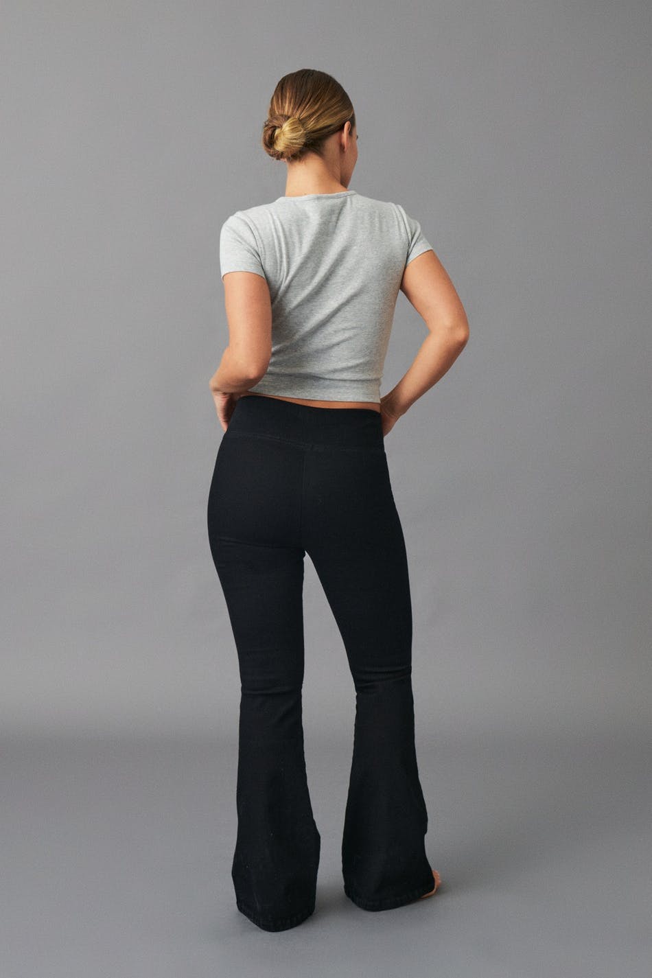 Soft flare jeans - Noir