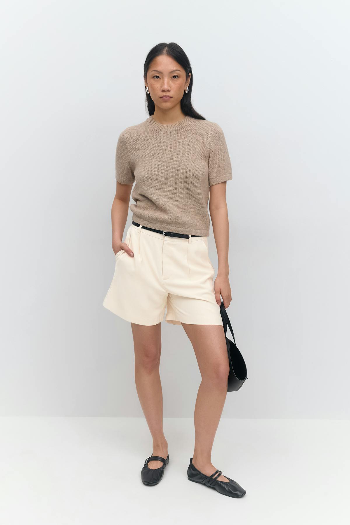 tailored bermuda shorts - Noir