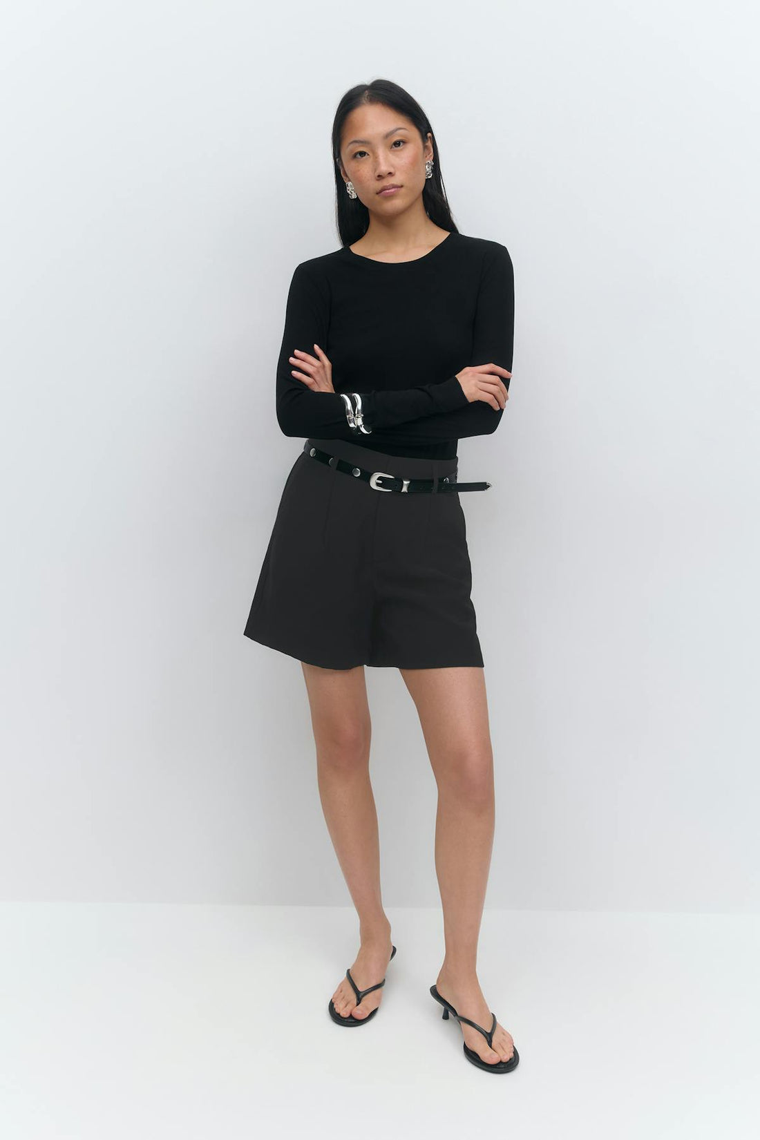 tailored bermuda shorts - Noir