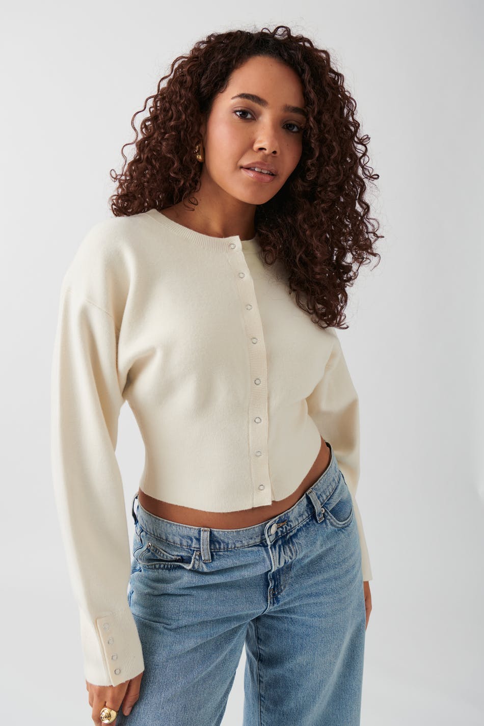 Knitted cardigan - Noir