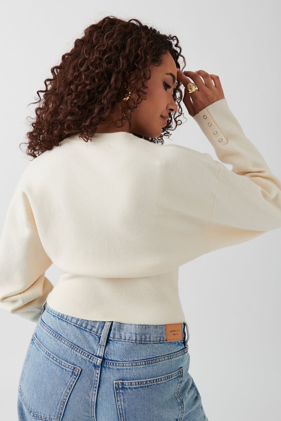 Knitted cardigan - Noir