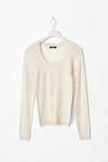 knitted top - Warm white
