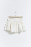 Y low waist skirt - Gold/white