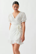 Wrap dress - Berry ditsy