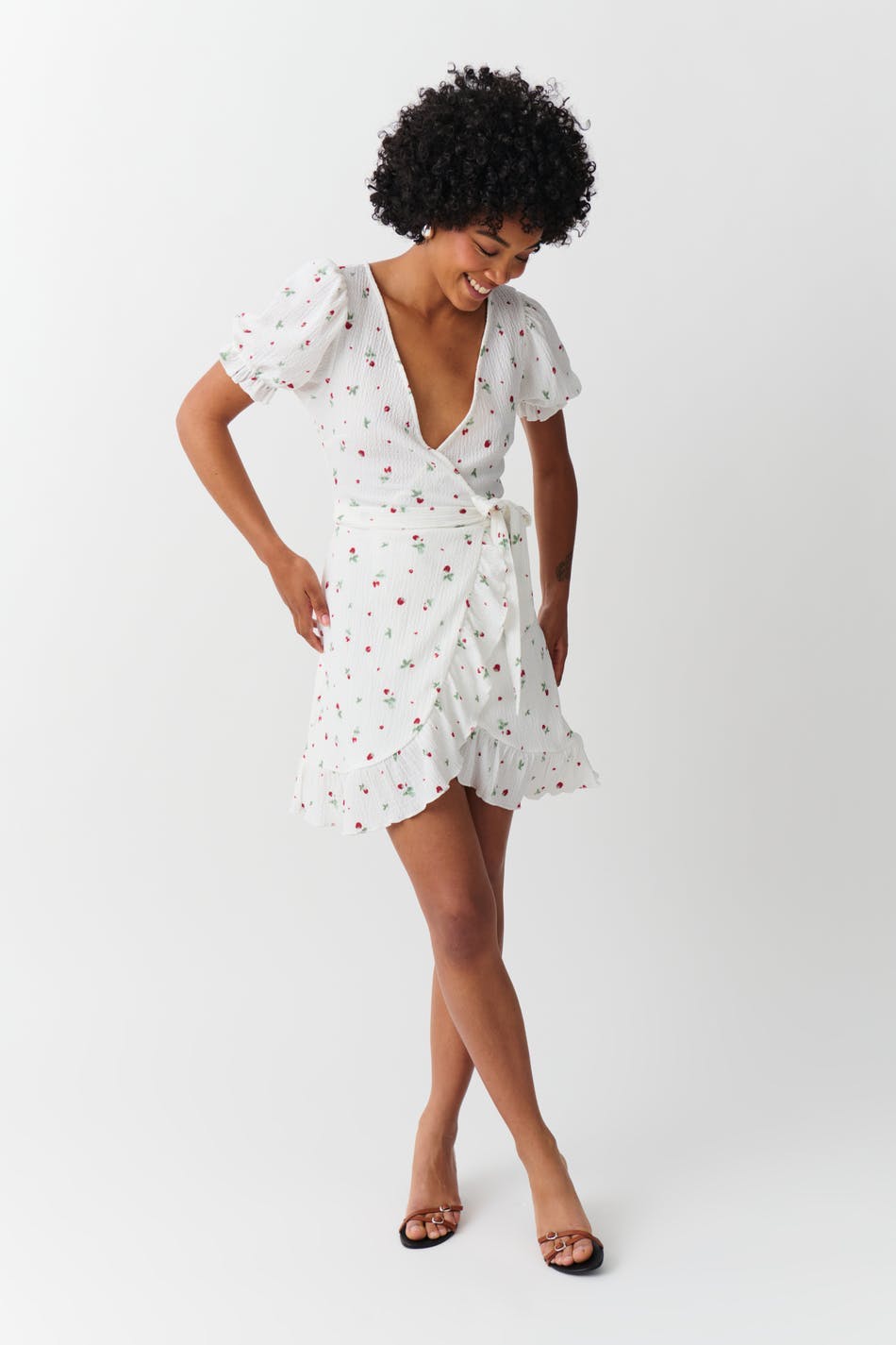 Wrap dress - Romantic ditsy
