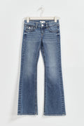 Sequins flare jeans - Mid blue