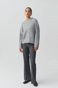 Relaxed bootcut trousers - Noir
