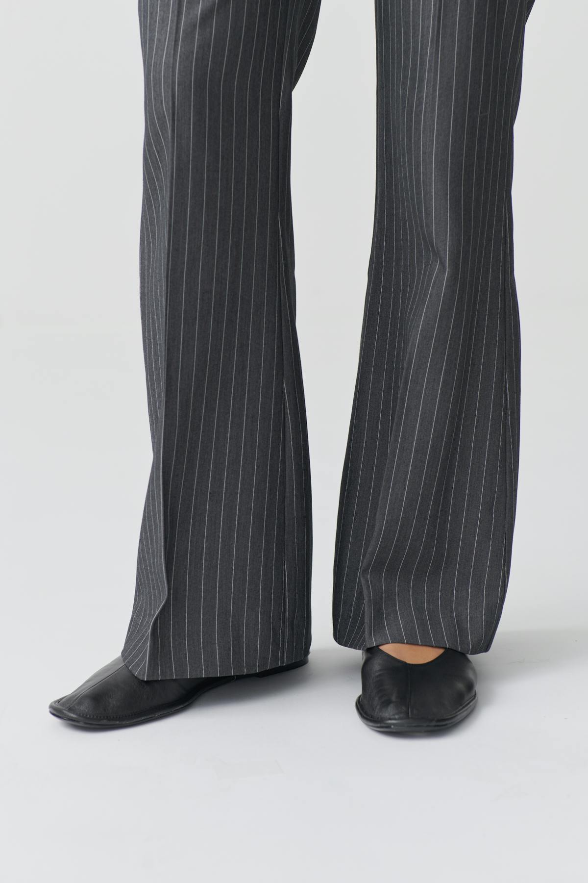 Relaxed bootcut trousers - Noir