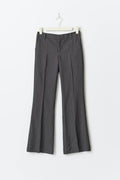 Relaxed bootcut trousers - Navy pinstripe
