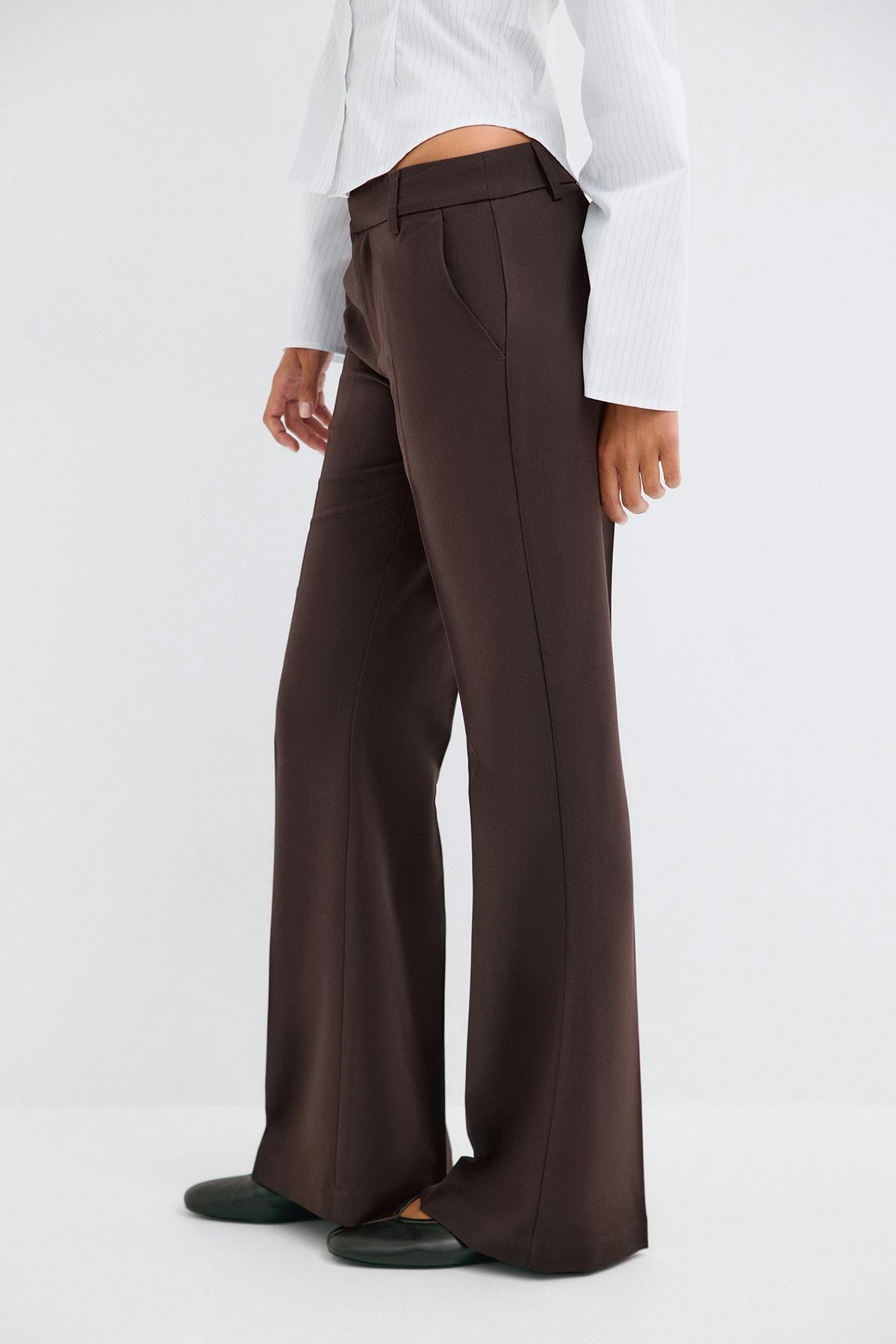 Relaxed bootcut trousers - Noir