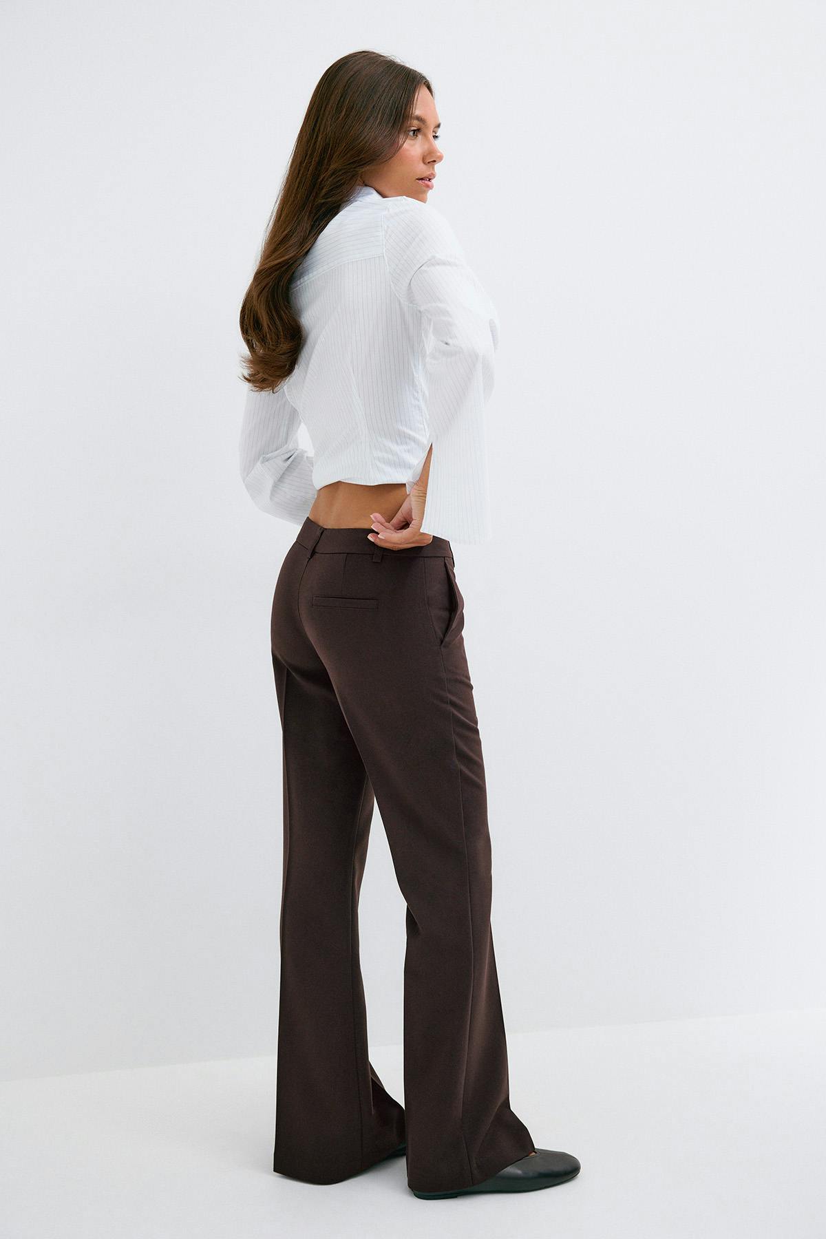 Relaxed bootcut trousers - Noir
