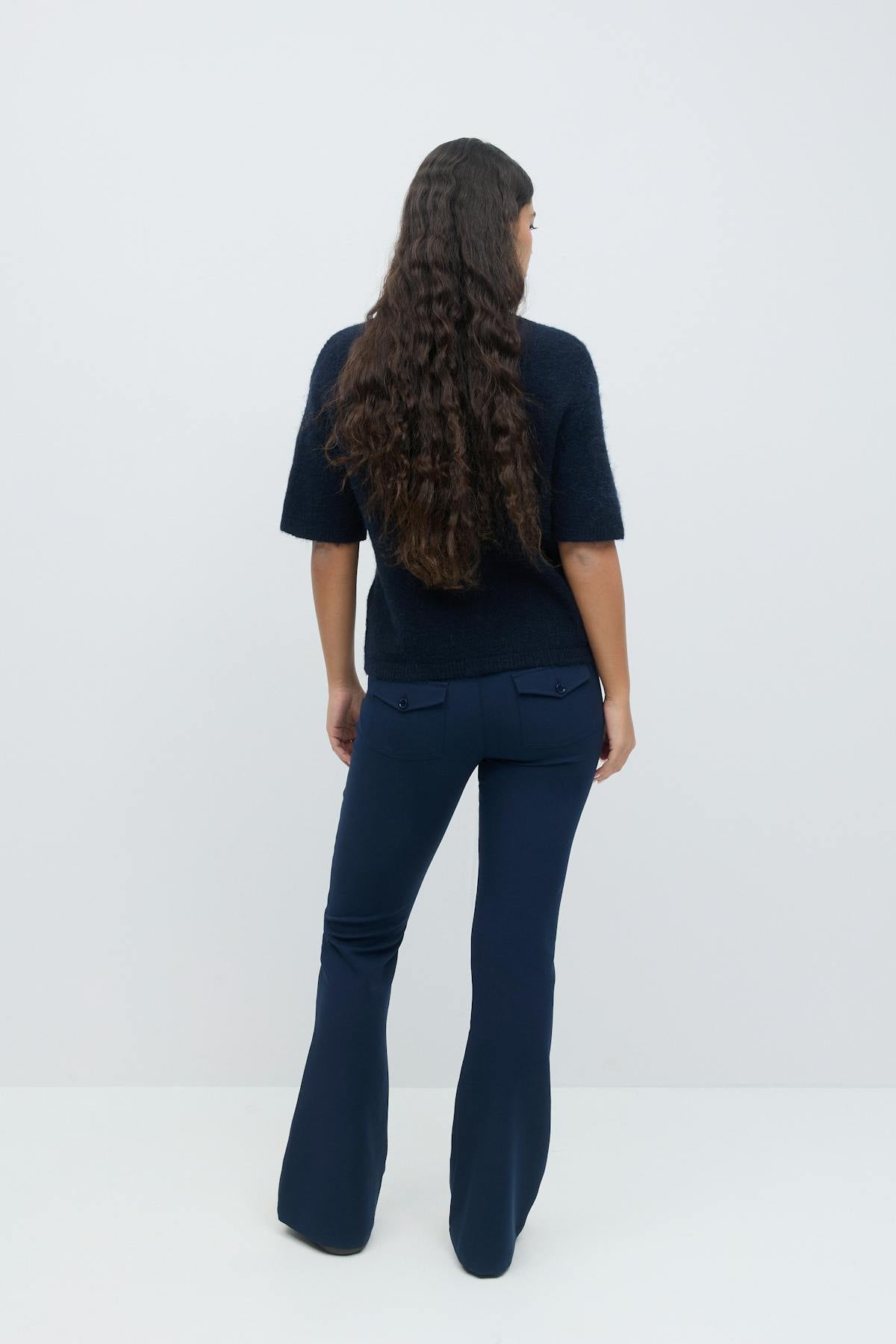 Y2k bootcut trousers - Stone