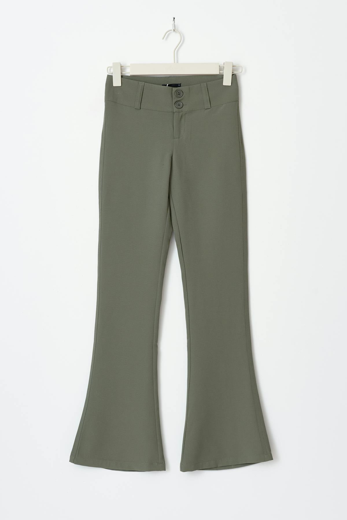 Y2k bootcut trousers - Plaza taupe