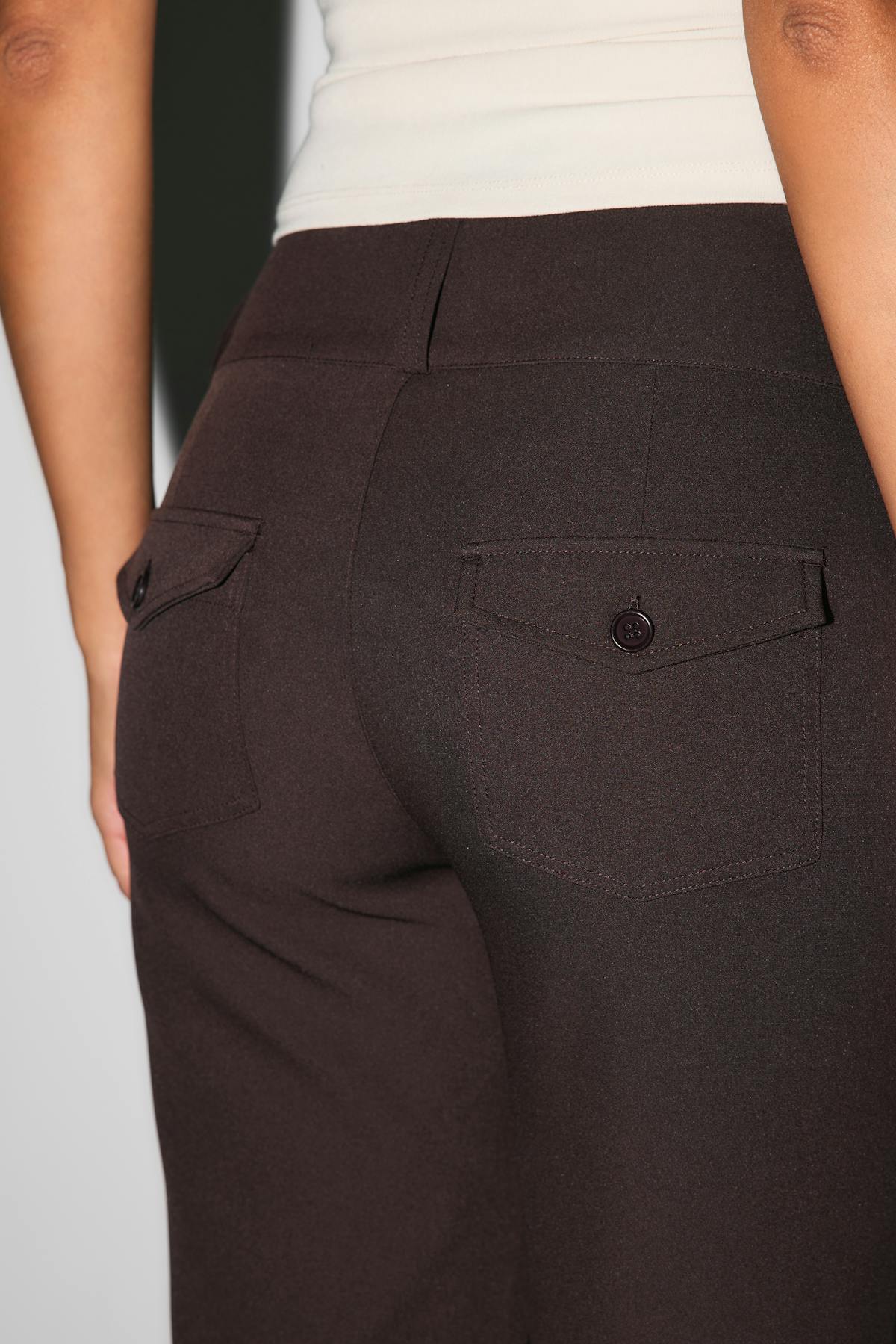 Y2k bootcut trousers - Stone