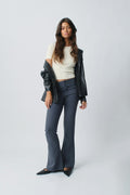 Y2k bootcut trousers - Plaza taupe