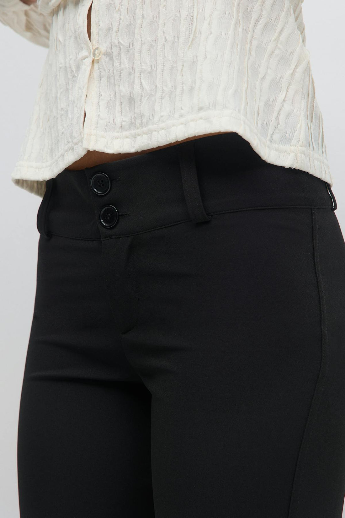 Y2k bootcut trousers - Noir