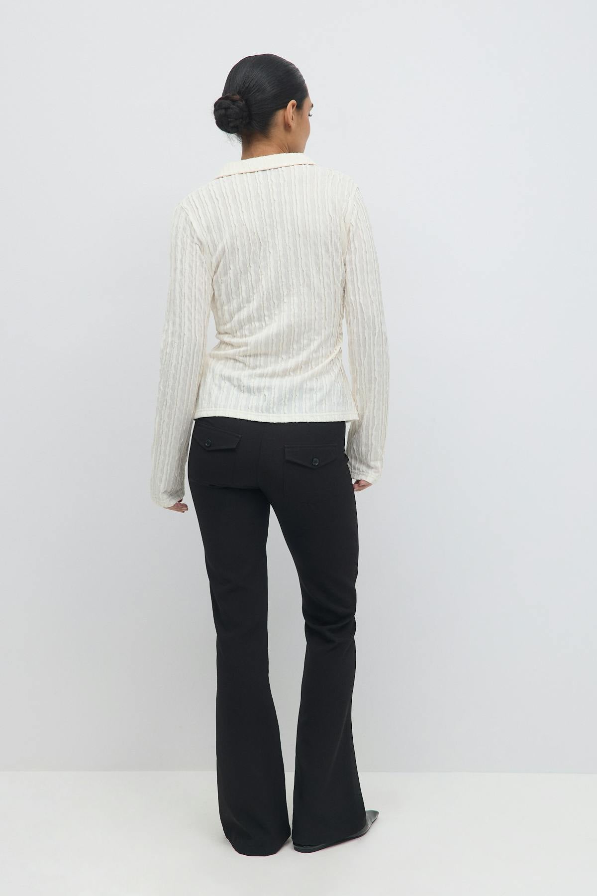Y2k bootcut trousers - Noir