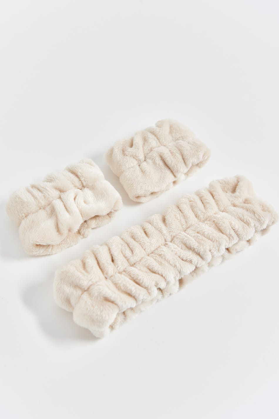 Headband and wristband set - Beige