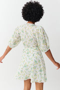 Mini wrap dress - Butter flower