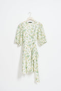Mini wrap dress - Butter flower