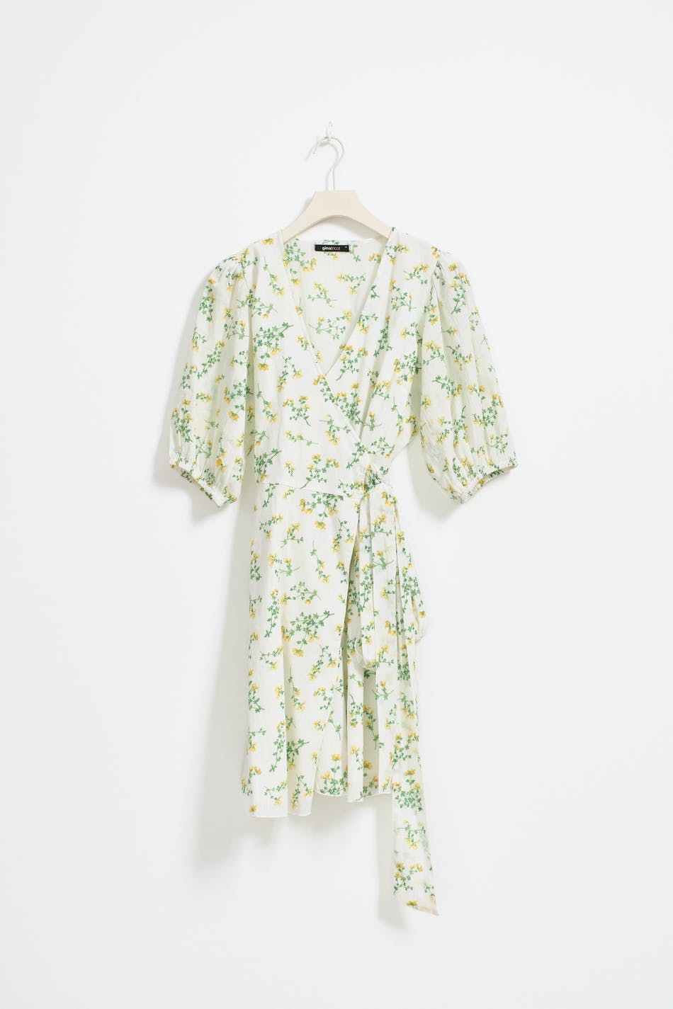 Mini wrap dress - Butter flower