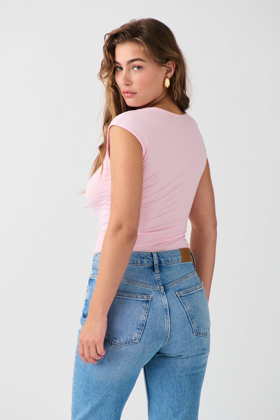 Soft touch tight top - Noir