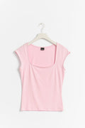 Soft touch tight top - Stone
