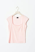 Soft touch tight top - Stone