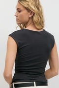 Soft touch tight top - Noir