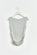 Soft touch boatneck top - Noir
