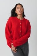 Knitted cardigan - Gardenia